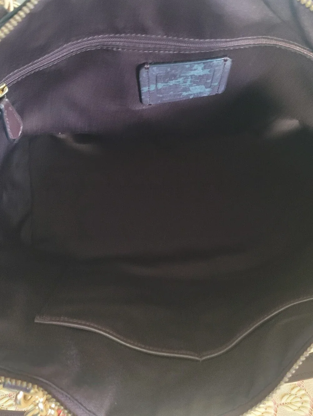 Coach Ava Tote In Crossgrain Leather Tote In Oxblood Burgandy Color #F11900
